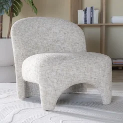 Eleonora Fauteuil Owen Grove Bouclé* Fauteuil Stof / Textiel|Fauteuil Bouclé / Teddy