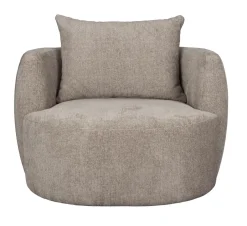 Dutchbone Fauteuil Rocca Geweven stof* Fauteuil Stof / Textiel