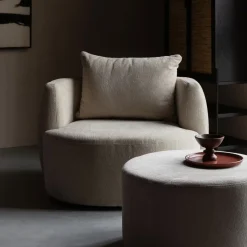 Dutchbone Fauteuil Rocca Geweven stof* Fauteuil Stof / Textiel