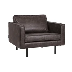 WOOOD Fauteuil Rodeo Gerecyled leer* Fauteuil Leer / Kunstleer