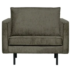 WOOOD Fauteuil Rodeo Structure Velvet, kleur Frost* Fauteuil Stof / Textiel|Fauteuil Velvet / Fluweel