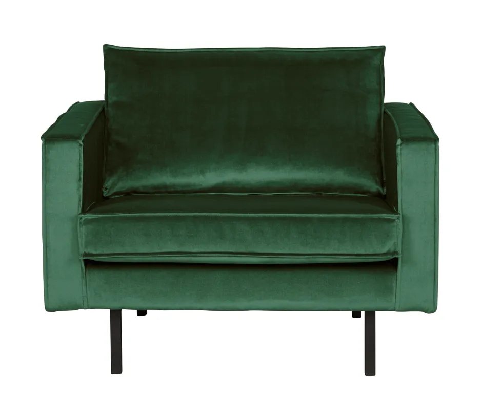 WOOOD Fauteuil Rodeo Velvet* Fauteuil Stof / Textiel|Fauteuil Velvet / Fluweel