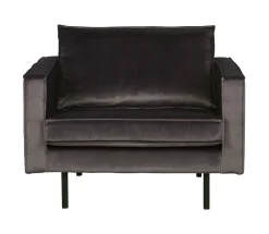 WOOOD Fauteuil Rodeo Velvet* Fauteuil Stof / Textiel|Fauteuil Velvet / Fluweel