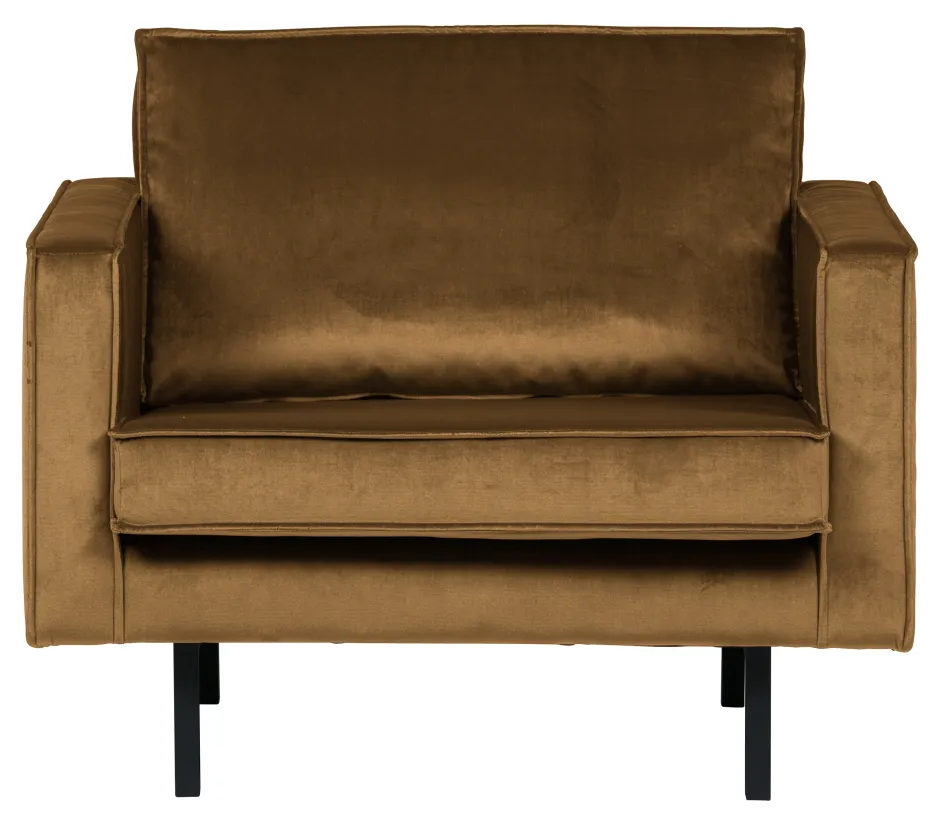 WOOOD Fauteuil Rodeo Velvet* Fauteuil Stof / Textiel|Fauteuil Velvet / Fluweel