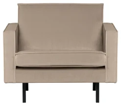 WOOOD Fauteuil Rodeo Velvet* Fauteuil Stof / Textiel|Fauteuil Velvet / Fluweel