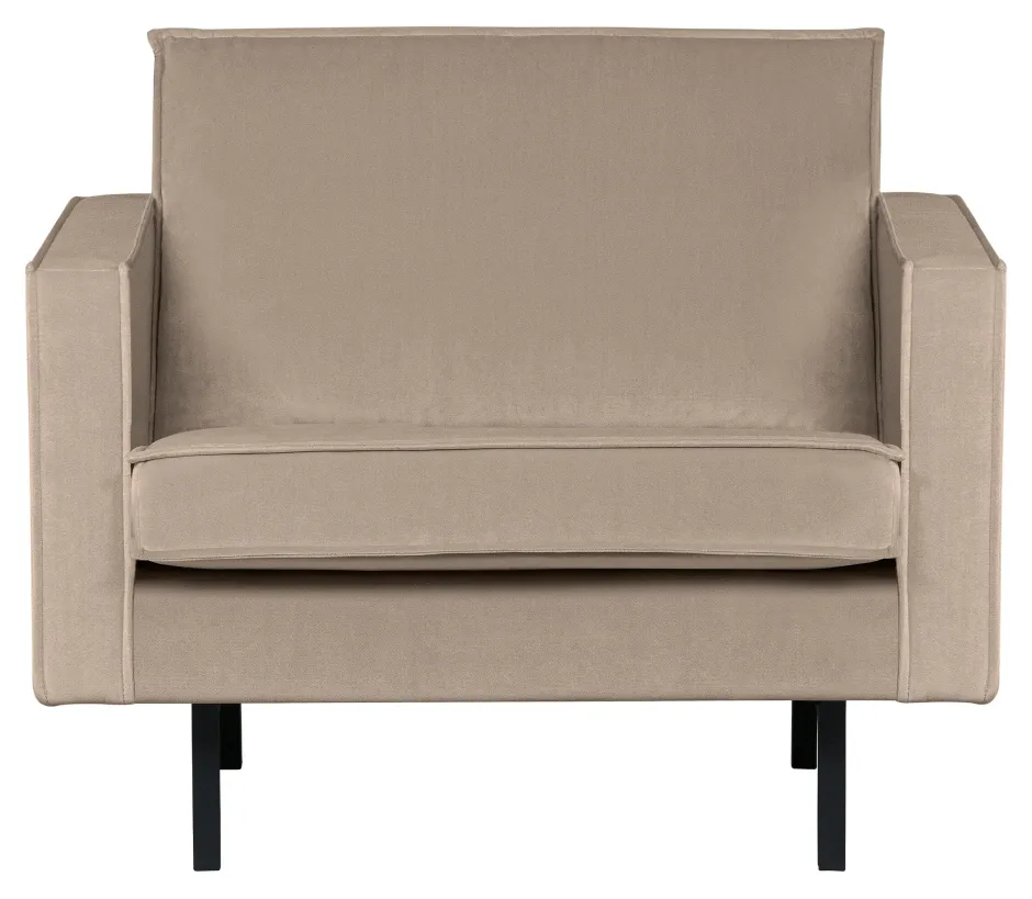 WOOOD Fauteuil Rodeo Velvet* Fauteuil Stof / Textiel|Fauteuil Velvet / Fluweel