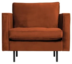 WOOOD Fauteuil Rodeo Velvet* Fauteuil Stof / Textiel|Fauteuil Velvet / Fluweel