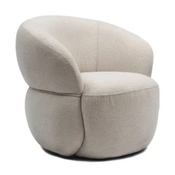 Rivièra Maison Fauteuil San Remo Bouclé* Fauteuil Stof / Textiel|Fauteuil Bouclé / Teddy