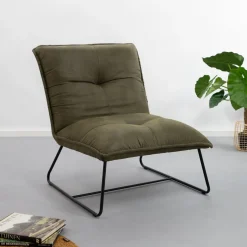 Tower Living Fauteuil Seda* Fauteuil Stof / Textiel|Fauteuil Leer / Kunstleer