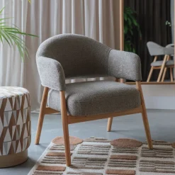 ZILT Fauteuil Shenae Bouclé* Fauteuil Stof / Textiel|Fauteuil Bouclé / Teddy