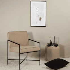 Nohr Fauteuil Sidra Teddy* Fauteuil Stof / Textiel|Fauteuil Bouclé / Teddy
