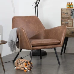 ZILT Fauteuil Stefan* Fauteuil Leer / Kunstleer
