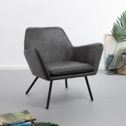 ZILT Fauteuil Stefan* Fauteuil Leer / Kunstleer