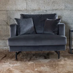 Nohr Fauteuil Tamora Velvet, kleur* Fauteuil Stof / Textiel|Fauteuil Velvet / Fluweel