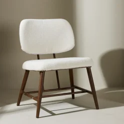 Nohr Fauteuil Valeri Bouclé, kleur* Fauteuil Stof / Textiel|Fauteuil Bouclé / Teddy