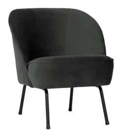 WOOOD Fauteuil Vogue Velvet* Fauteuil Stof / Textiel|Fauteuil Velvet / Fluweel