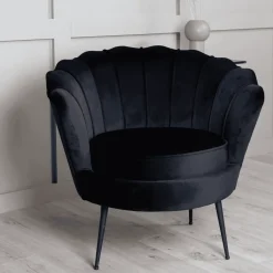 Nohr Fauteuil Yoni Velvet* Fauteuil Stof / Textiel|Fauteuil Velvet / Fluweel