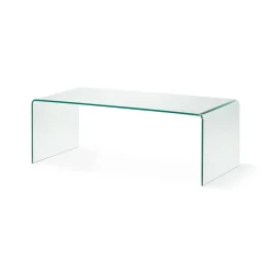 Kave Home Glazen Salontafel Burano, 110 x 50 cm* Glazen Salontafel