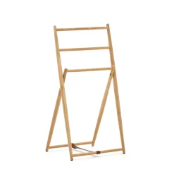 Kave Home Handdoekenrek Roxana Teakhout* Badkameraccessoires
