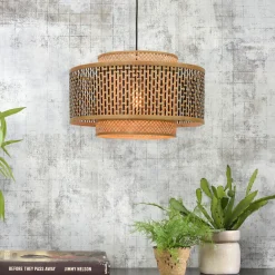 GOOD&MOJO Hanglamp Bhutan Bamboe* Hanglampen