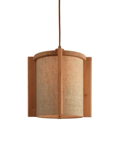 GOOD&MOJO Hanglamp Corsica Beukenhout en stof* Hanglampen
