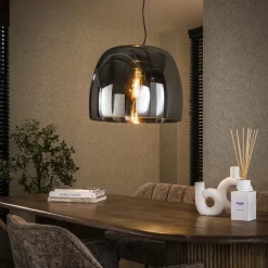 LifestyleFurn Hanglamp Rift Glas 48cm* Hanglampen
