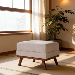 BASE Hocker Kirstan Grande stof, kleur* Poefs & Hockers