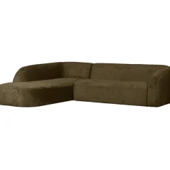 WOOOD Hoekbank Sloping Links, Structure Velvet* Organische Bank|Hoekbank