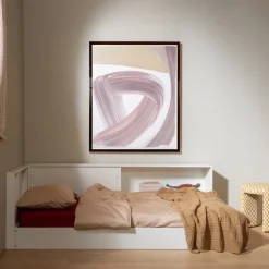 WOOOD Hoekbed Carter Grenenhout, 90 x 200cm* Eenpersoonsbedden|Bedden & Boxsprings