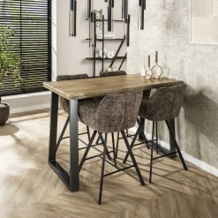 LifestyleFurn Industriële Bartafel Barbra 135 x 70cm* Bartafels