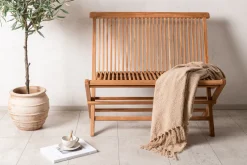 Nohr Inklapbare Tuinbank Leea Teakhout, 100cm* Tuinbanken