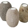 MUST Living Kaarshouder Riverstone Set van 3 stuks* Kaarshouders & Windlichten