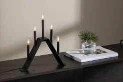 Nohr Kaarshouder/Tafellamp Barett 5-lamps* Kaarshouders & Windlichten|Tafellampen