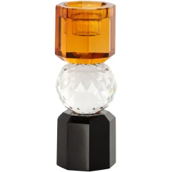 Richmond Interiors Kandelaar Lupin Kristal, 15cm hoog* Kaarshouders & Windlichten