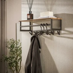 LifestyleFurn Kapstok Tekia Met 6 haken* Wandkapstokken