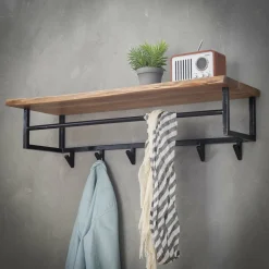 LifestyleFurn Kapstok Toni 100cm, met 6 haken* Wandkapstokken