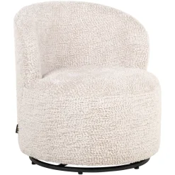 Richmond Interiors Kids Draaifauteuil Jackie Lovely stof, kleur Crème* Kinderstoelen