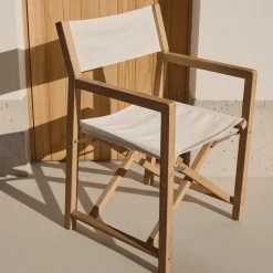 Kave Home Klapstoel Vilara Acaciahout* Terrasstoelen