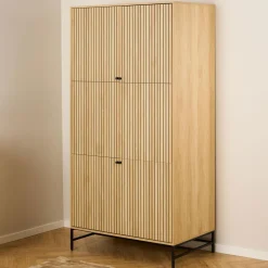 Bendt Kledingkast Davon Eikenlook, 200 x 99cm* Kledingkasten & Garderobekasten