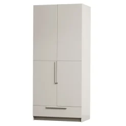 WOOOD Kledingkast Pure Grenenhout, 2-deurs, kleur Dust* Kledingkasten & Garderobekasten