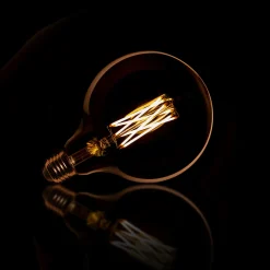 LifestyleFurn Kooldraadlamp Bol XL Ø12,5cm E27 LED 6W goldline, dimbaar* Lichtbronnen