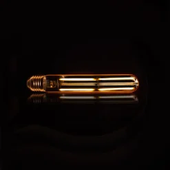 LifestyleFurn Kooldraadlamp Buis 18,5cm, LED E27 4W, kleur Amber, dimbaar* Lichtbronnen