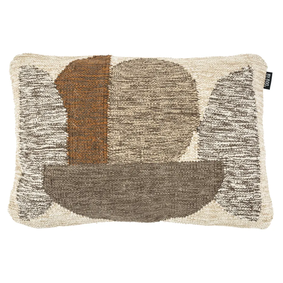 By-Boo Kussen Art 40 x 60cm, kleur Bruin* Sierkussens
