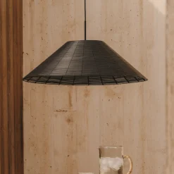 Kave Home Lampenkap Saranella Rotan* Hanglampen Voor Buiten|Lampenkappen
