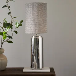 Rivièra Maison Lampenkap Baker Linnen, 40cm hoog* Lampenkappen