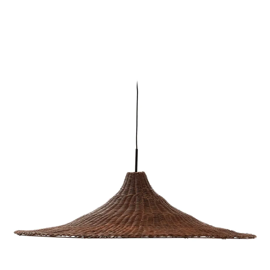 Kave Home Lampenkap Bladia Rotan, 90cm* Lampenkappen|Hanglampen