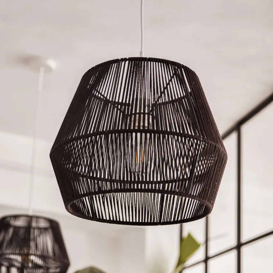 Kave Home Lampenkap Cantia Jute, Ø37cm* Lampenkappen|Hanglampen