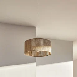 Kave Home Lampenkap Crista Jute, Ø47cm* Lampenkappen|Hanglampen