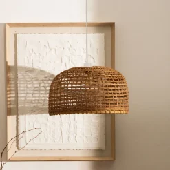Kave Home Lampenkap Dakira Rotan, 52cm* Lampenkappen|Hanglampen