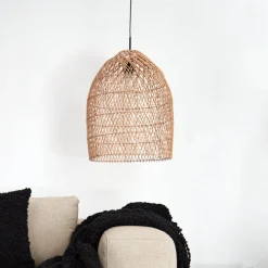 Kave Home Lampenkap Domitila Rotan, 44cm* Lampenkappen|Hanglampen